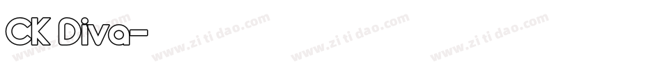 CK Diva字体转换